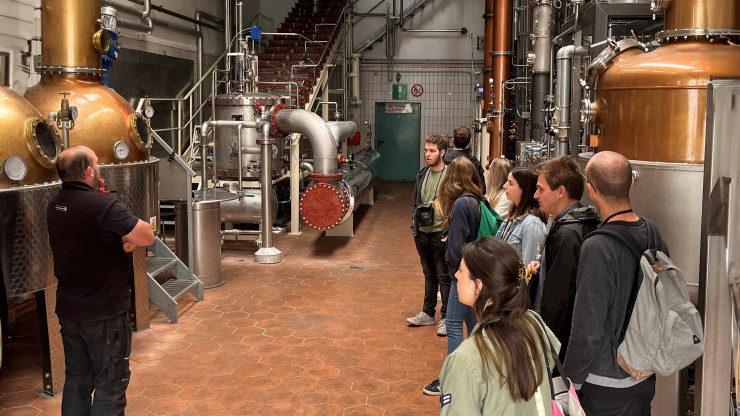 Excursion at Roner distillery in Termeno